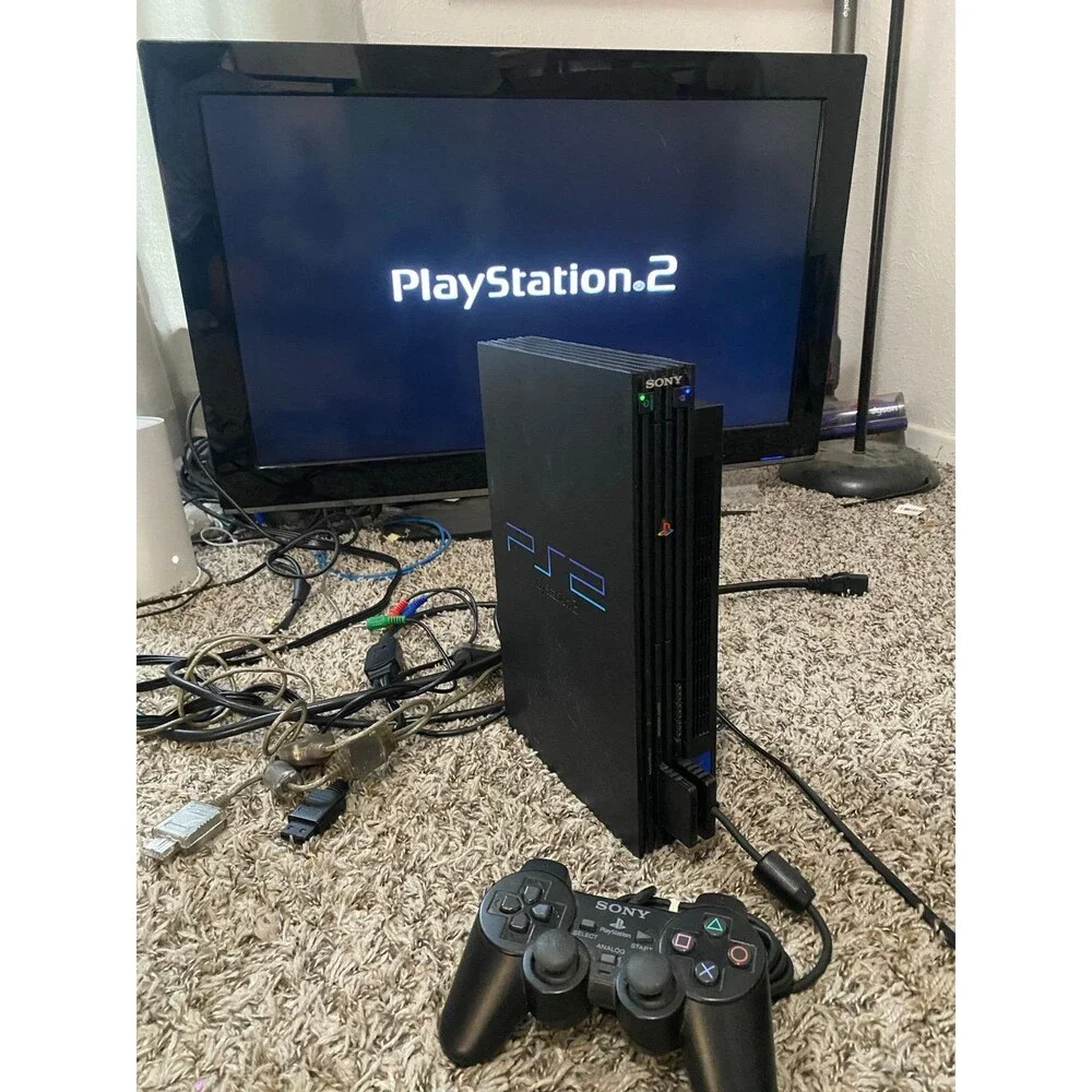 Sony Playstation 2 PS2 Fat Console w Controller W memory card